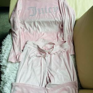 Juicy Couture Light Pink Velour Apparel